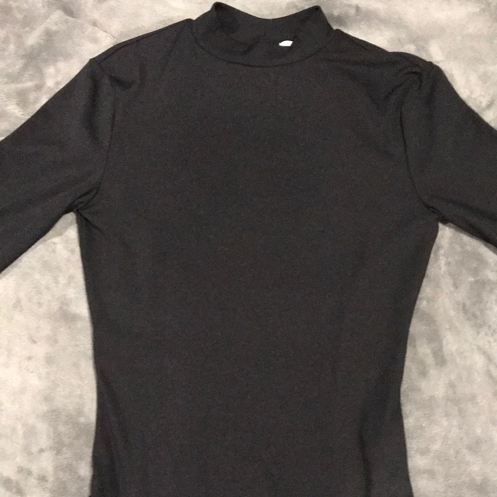 One Piece Black Long Sleeve w/ Open back